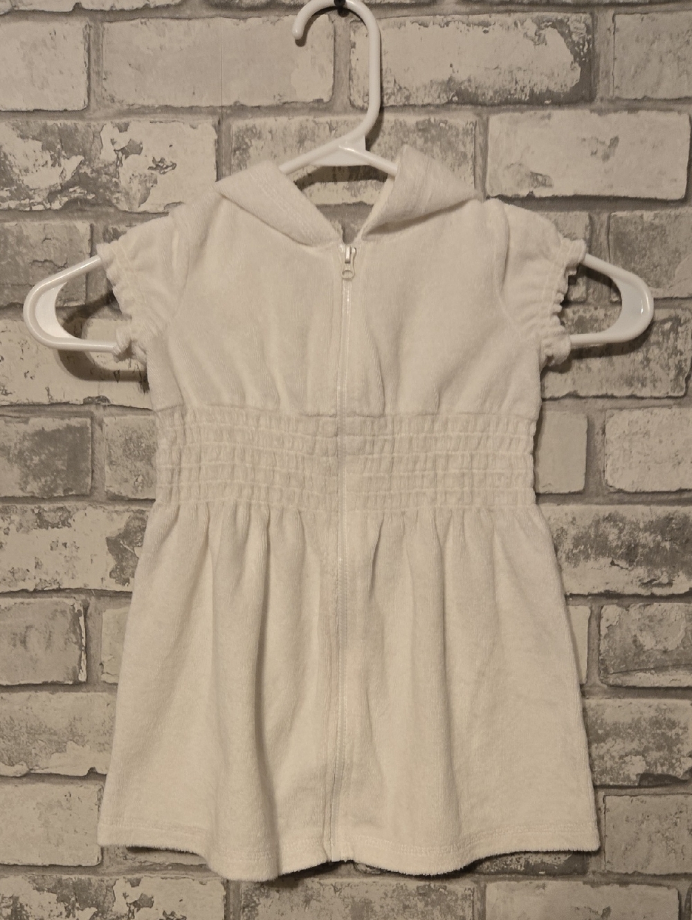 Circo White Hooded Girls Swim Coverup